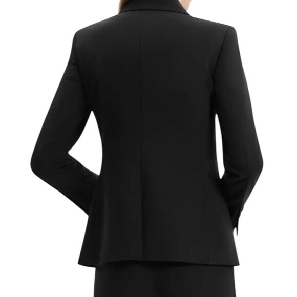 Theory Carissa Black Classic Suit – Tailored Slim Fit Size 2 New With Tags - Picture 3 of 12